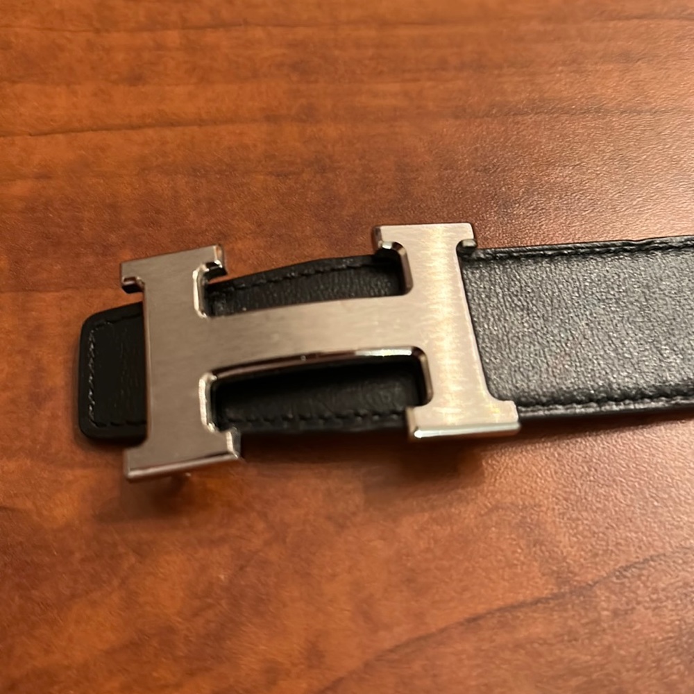 Hermes Classic H Brown/Black